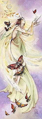 【翼をちりばめて】 クロスステッチ 刺繍 チャート HAED 手芸 *Dusted Wings*