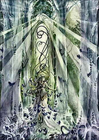 【森の大聖堂】 クロスステッチ 刺繍 チャート HAED 手芸 In Cathedrals of the Forest *Stephanie Pui-Mun Law*