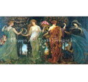 名画 ウォルター・クレイン クロスステッチ図案 刺繍 Walter Crane HAED 手芸 上級者 【四季の仮面】 Mini Mother Maiden A...