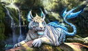 Anthony Christou クロスステッチ刺しゅうチャート HAED 図案 【Nero Tiger Luminous Ages】 Heaven And Earth Designs 輸入 上級者 海外 トラ とら 虎 ホワイトタイガー