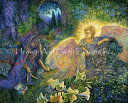 Josephine Wall クロスステッチ 図案 刺しゅう チャート 【Mending an Angels Wing】 Heaven And Earth Designs 輸入 上級者 エンジェル 天使