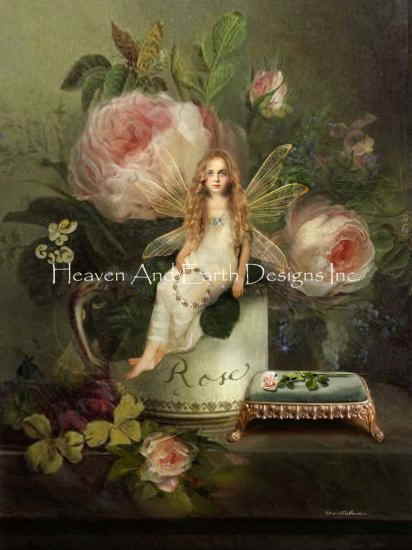 Charlotte Bird クロスステッチ 図案 刺しゅう チャート 【A Rose If You Please】 Heaven And Earth D..