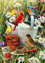 Greg Giordano クロスステッチ 図案 刺しゅう チャート 【Birds with Watering Can Flag】 Heaven And Ear...