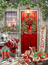 Dona Gelsinger クロスステッチ 図案 刺しゅう チャート 【 Mini Home For Christmas 】 Heaven And Earth...
