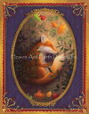 Gina Matarazzo クロスステッチ 図案 刺しゅう チャート 【Mini Fox Sleeping】 Heaven And Earth Designs 輸入 上級者 きつね キツネ 狐