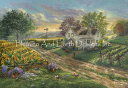 Thomas Kinkade クロスステッチ 図案 刺しゅう チャート 【Sunflower Fields】 Heaven And Earth Designs ...