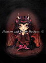 クロスステッチ図案 刺しゅう HAED 手芸 上級者 【リトル・デビル】 Little Devil