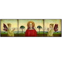 プチポワン図案 刺しゅう HAED 手芸 上級者 【マドンナと天使】 PTP Madonna and 2 Angels
