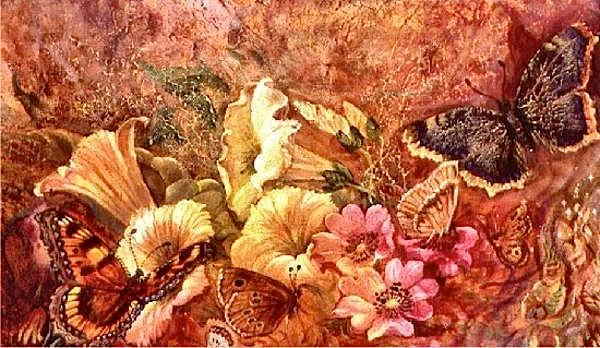 プチポアン図案 刺しゅう HAED 手芸 上級者 【ドリーム・バタフライ】 PTP Dream Butterfly