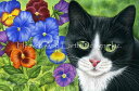 Irina Garmashova クロスステッチ 図案 刺しゅう チャート 【 Pansies IG 】 Heaven And Earth Designs 輸入...
