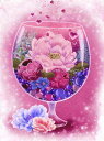 Jenoviya Art クロスステッチ刺しゅうチャート HAED 図案 【 Love Peonies 】 Heaven And Earth Designs 輸...