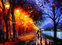 Leonid Afremov クロスステッチ 図案 刺しゅう チャート 【 Alley By The Lake 】 Heaven And Earth Desig...