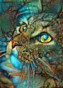Lea Roche クロスステッチ 図案 刺しゅう チャート 【 Mini Galaxy Cat 】 Heaven And Earth Designs 輸入 上...