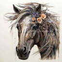 Lazar Studios クロスステッチ刺しゅうチャート HAED 図案 【 Animals in Artistry 40 】 Heaven And Eart...