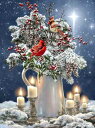 Dona Gelsinger クロスステッチ 刺しゅう チャート HAED 図案 【 Mini Candle Light Christmas 】 Heaven ...