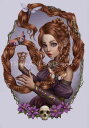 Cris Ortega クロスステッチ 刺しゅう チャート HAED 図案 【 Gothic Tales Silkyhair 】 Heaven And Eart...