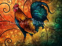 Mandie Manzano クロスステッチ 刺しゅう チャート HAED 図案 【 Maw Maws Rooster 】 Heaven And Earth D...