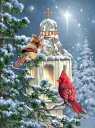 Dona Gelsinger クロスステッチ 刺しゅう チャート HAED 図案 【 Little Cardinal Chapel 】 Heaven And E...