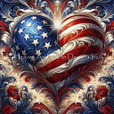 Malcolm Watson クロスステッチ刺しゅうチャート HAED 図案 【 Heart of America 】 Heaven And Earth Des...
