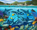 Mary Thompson クロスステッチ 刺しゅう チャート HAED 図案 【 Dolphin Lagoon 】 Heaven And Earth Desi...