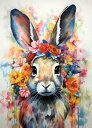 Ray Powers クロスステッチ 図案 刺しゅう チャート 【 Mini Ashbury Bunny 】 Heaven And Earth Designs ...