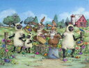 Jeffrey Severn クロスステッチ 図案 刺しゅう チャート 【 Egg Hunt On The Farm 】 Heaven And Earth De...