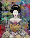 Ernie Francis クロスステッチ 図案 刺しゅう チャート 【 October Geisha 】 Heaven And Earth Designs 輸...