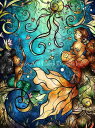 Mandie Manzano クロスステッチ 図案 刺しゅう チャート 【 Mermaid Buds 】 Heaven And Earth Designs 輸入...