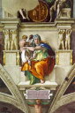 Michelangelo(ミケランジェロ・ブオナローティ ) 名画 【 Delphic Sibyl 】 HAED クロスステッチ 刺しゅう 図案 Heaven ...