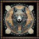 Malcolm Watson クロスステッチ 図案 刺しゅう チャート 【 The Celtic Wolf 】 Heaven And Earth Designs...