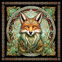 Malcolm Watson クロスステッチ 図案 刺しゅう チャート 【 Supersized The Celtic Fox 】 Heaven And Ear...