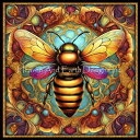 Malcolm Watson クロスステッチ 図案 刺しゅう チャート 【 BUGS R US Bee 】 Heaven And Earth Designs 輸...