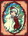 Hannah Lynn クロスステッチ 図案 刺しゅう チャート 【 Mini Candy Cane Angel 】 Heaven And Earth Desi...