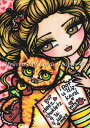 Hannah Lynn クロスステッチ 図案 刺しゅう チャート 【 Kittys Kard 】 Heaven And Earth Designs 輸入 上級者...
