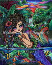 Hannah Lynn クロスステッチ 図案 刺しゅう チャート 【 Mini Maui Mermaid 】 Heaven And Earth Designs ...