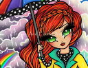Hannah Lynn クロスステッチ 図案 刺しゅう チャート 【 QS Rainy Day 】 Heaven And Earth Designs 海外 輸入...
