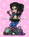 Hannah Lynn クロスステッチ 図案 刺しゅう チャート 【 Mini Smartie Pants Pink NO Background (背景無し) ...