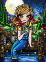 Hannah Lynn クロスステッチ 図案 刺しゅう チャート 【 Mini Summer Nights 】 Heaven And Earth Designs...