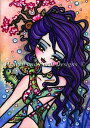 Hannah Lynn クロスステッチ 図案 刺しゅう チャート 【 Mini Cherry Blossom Mermaid 】 Heaven And Eart...