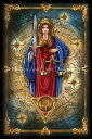 Ciro Marchetti クロスステッチ 図案 刺しゅう チャート 【 Tarot Justice CM / 正義 】 Heaven And Earth D...