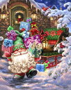 Dona Gelsinger クロスステッチ 図案 刺しゅう チャート 【 Filling the Sleigh 】 Heaven And Earth Desi...