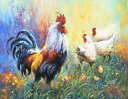 Vickie Wade クロスステッチ 図案 刺しゅう チャート 【 Rooster And Hens 】 Heaven And Earth Designs 輸...