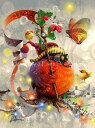 Richard Lorenz クロスステッチ 図案 刺しゅう チャート 【 Small Odie 】 Heaven And Earth Designs 輸入 上...