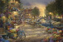 Nanette Kinkade Family Trust クロスステッチ刺しゅうチャート HAED 図案 【 Amsterdam Cafe 】 Heaven A...
