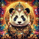 Malcolm Watson クロスステッチ 図案 刺しゅう チャート 【 Majestic Panda 】 Heaven And Earth Designs ...