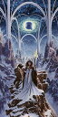 Heaven And Earth Designs クロスステッチ図案 HAED チャート 【 Gates of Valhalla 】 BOWSER, JONAT...