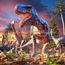 HAED クロスステッチ刺しゅうチャート Heaven And Earth Designs 図案 【T-Rex Attack】 David Penfound