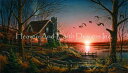 Terry Redlin クロスステッチ刺しゅうチャート HAED 図案 【Comforts Of Home】 Heaven And Earth Designs