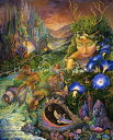 Josephine Wall クロスステッチ刺しゅうチャート HAED 図案 【Look What I Have Found】 Heaven And Earth...