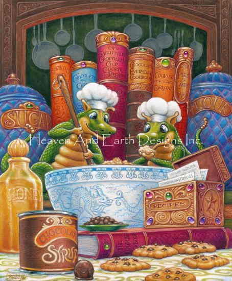 Randal Spangler クロスステッチ刺しゅうチャート HAED 図案 【Kitchen Helpers】 Heaven And Earth De..